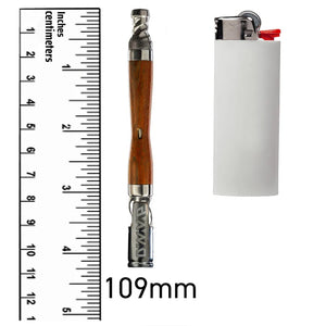 DynaVap WoodWynd Dry Herb Vaporizer - to scale