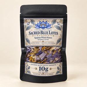 10g Sacred Blue Lotus Reserve Egyptian whole flowers pouch