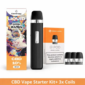 Geekvape Q pod cartridge refillable coil for vape device compatible with CBD e liquid