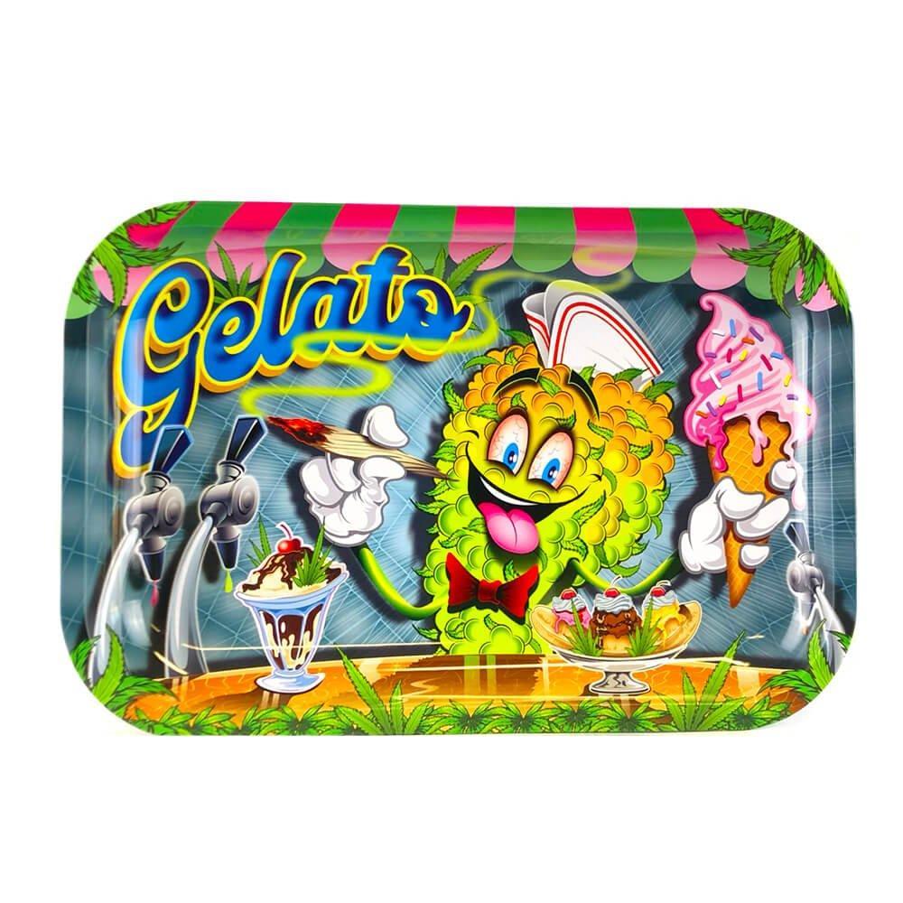 Gelato Metal Rolling Tray Medium - D Vape Store