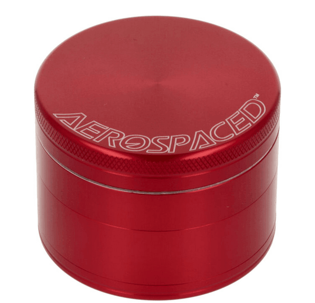 Grinder Aerospaced (4 part) 63 mm - Gun Metal - D Vape Store
