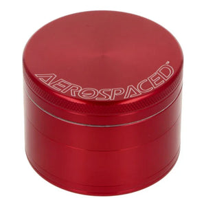 Grinder Aerospaced (4 part) 63mm - Red Cannabis Clincs Malta