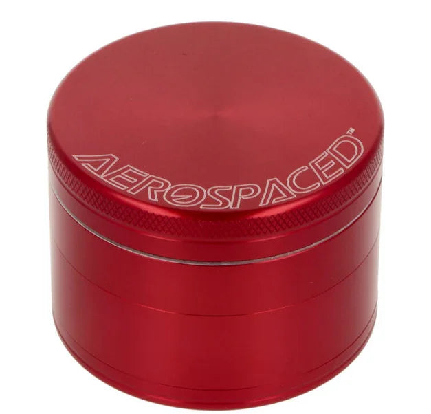 Grinder Aerospaced (4 part) 63mm - Red Cannabis Clincs Malta
