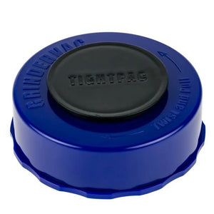 GrinderVac Solid Airtight – 2-Part Grinder & Herb Storage – Blue closed