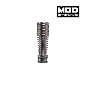 DynaVap Halo Titanium Tip with multi-fin cooling design and lightweight titanium construction