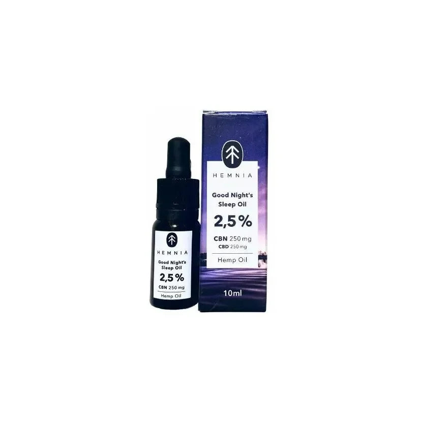 Hemnia Good Night’s Sleep Hemp Oil 2.5% – CBN + CBD | Malta