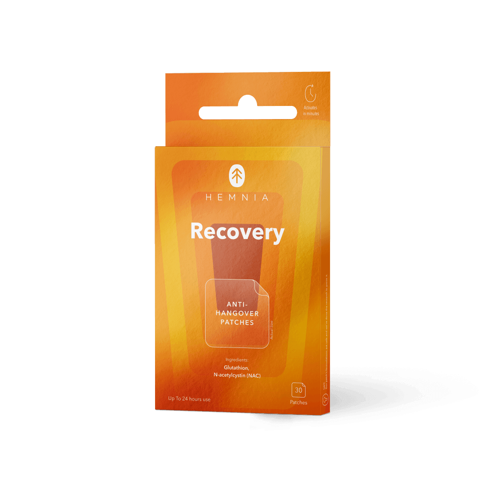 Hemnia Recovery - Anti hangover patches, 30 pcs - D Vape Store