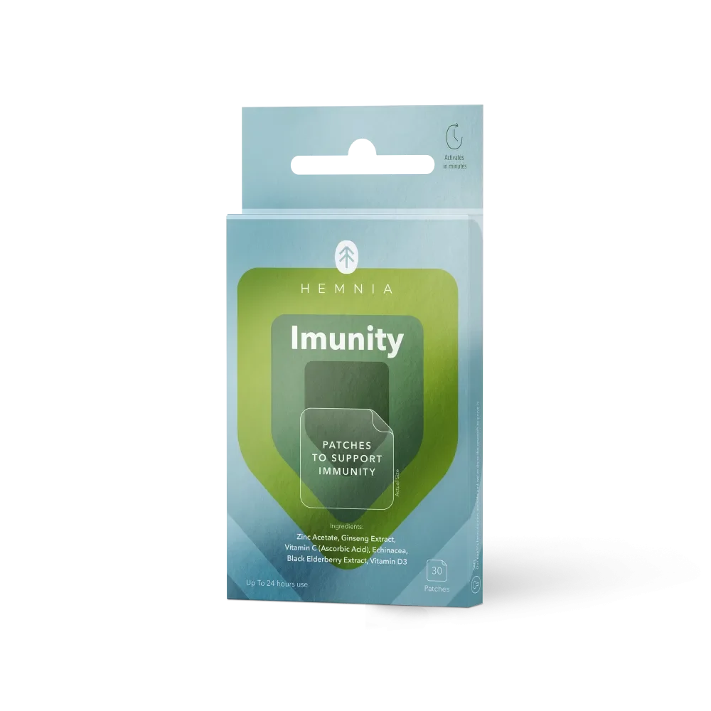 Hemnia Immunity Patches – Daily Immune Support with Ginseng, Echinacea & Elderberry (30 pcs) Malta