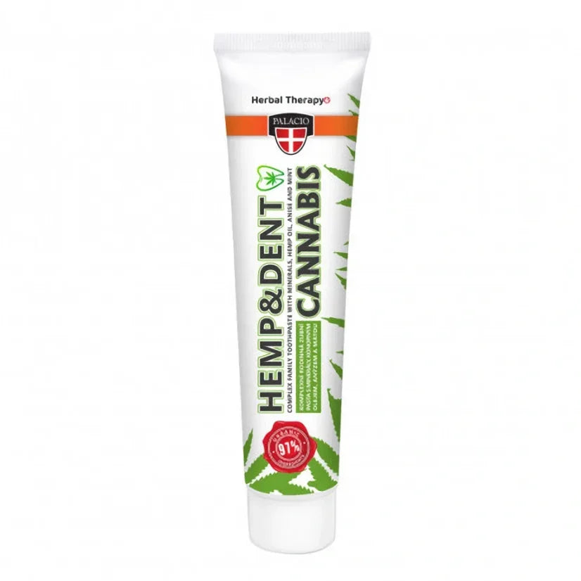 Palacio hemp toothpaste hemp and dent 75g natural fluoride free toothpaste Malta