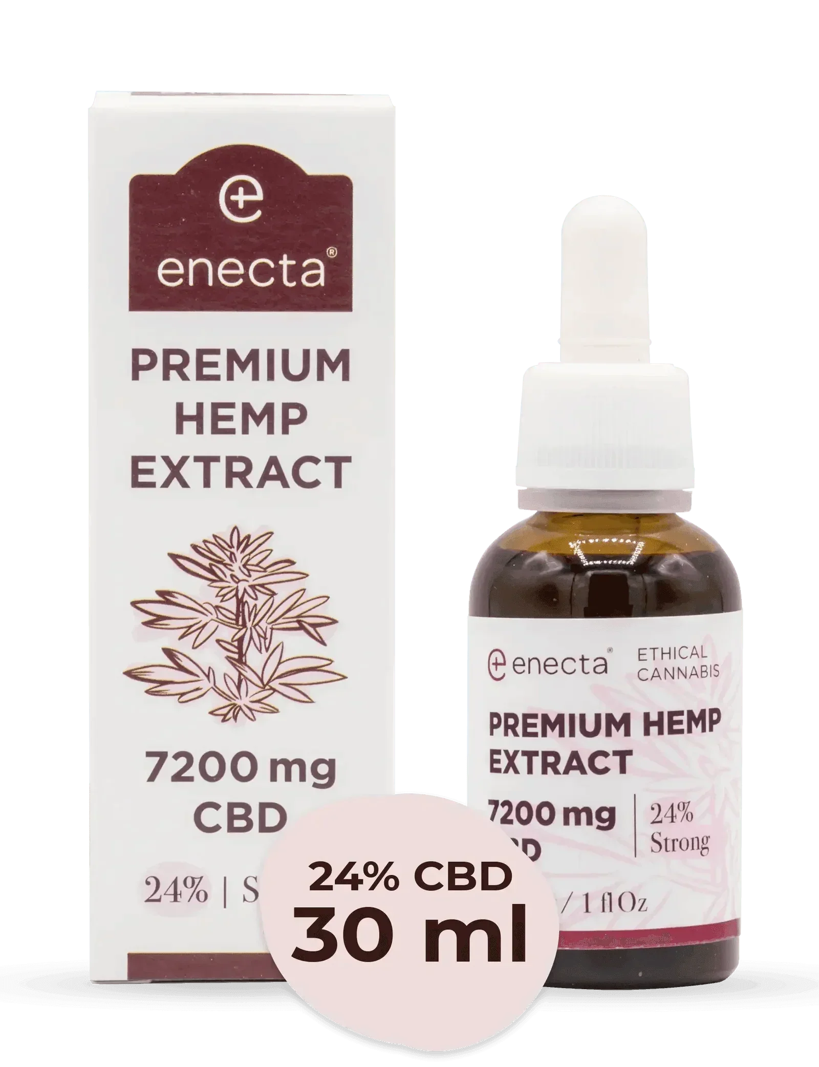 Pain Relief CBD Oil - 2400 & 7200mg CBD 24% - D Vape Store