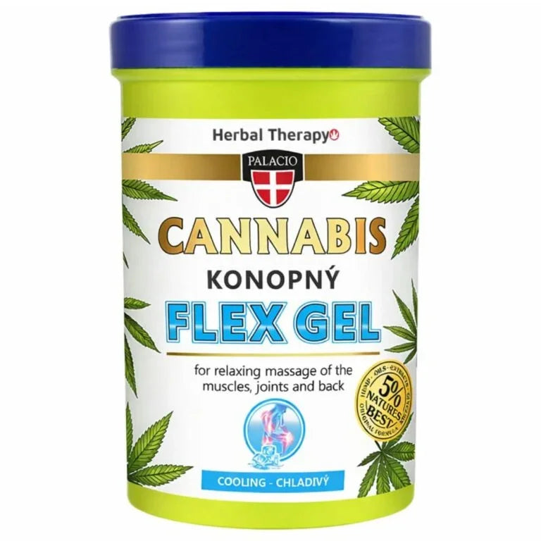 Palacio Cannabis Flex Gel Cooling 380ml hemp CBD cooling massage gel