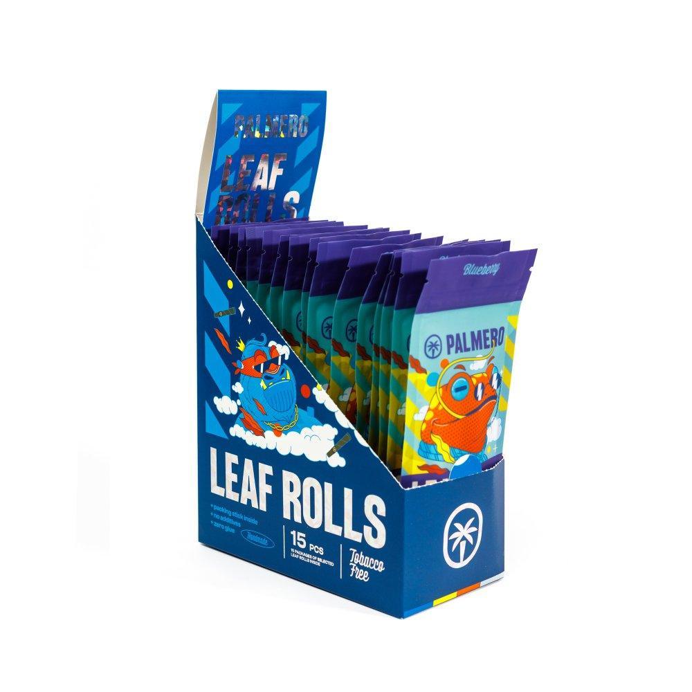 tobacco free blunt leaf Bob Marley - Organic Wraps, Palmero Mini Blueberry Palm Leaf