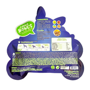 Cannabones CBD Treats for Pets – 10x CBD-Infused Dog Snacks (16g) back D Vape Store