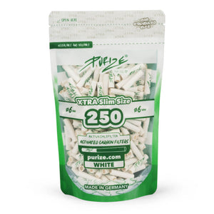 PURIZE XTRA Slim 250 activated carbon filters 6mm in white Malta