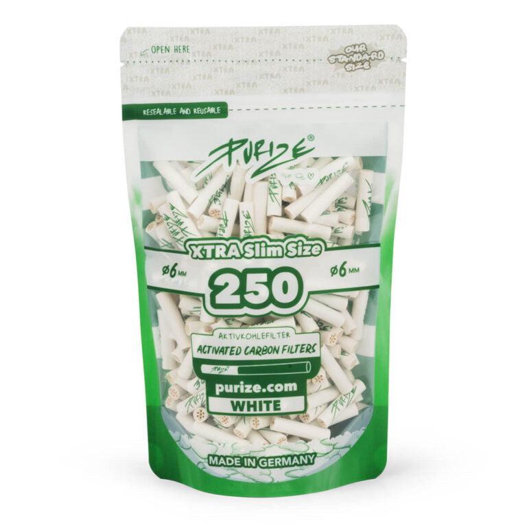 PURIZE XTRA Slim 250 activated carbon filters 6mm in white Malta