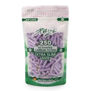 PURIZE XTRA Slim 250 activated carbon filters 6mm in Lilac Malta