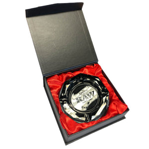 RAW dark side glass ashtray with gift box premium thick ashtray Malta smoking accessory