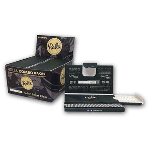 Rolls Filters and Papers Malta - 18 filter Combo pack, 6 mm - D Vape Store