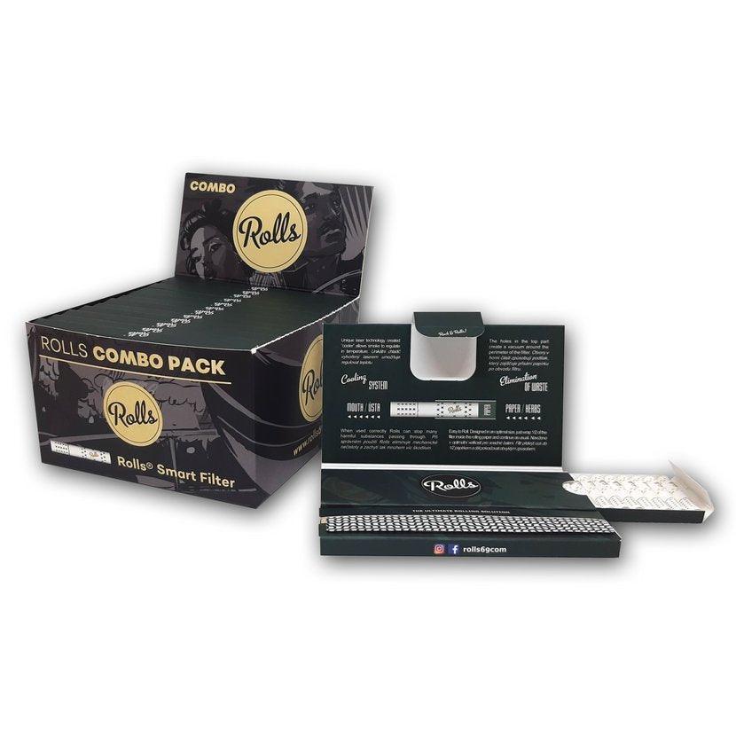 Rolls Filters and Papers Malta - 18 filter Combo pack, 6 mm - D Vape Store