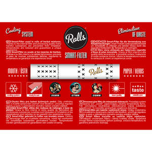 Rolls Filters Malta - 8 mm diameter - D Vape Store