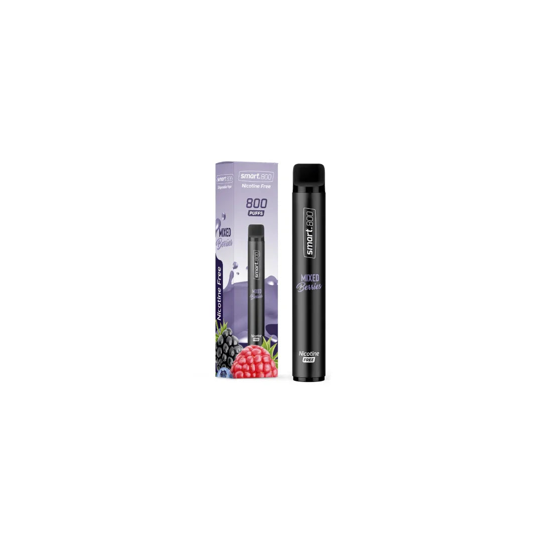 Smart.800™ Mixed Berries – Nicotine-Free Disposable Vape (800 Puffs)