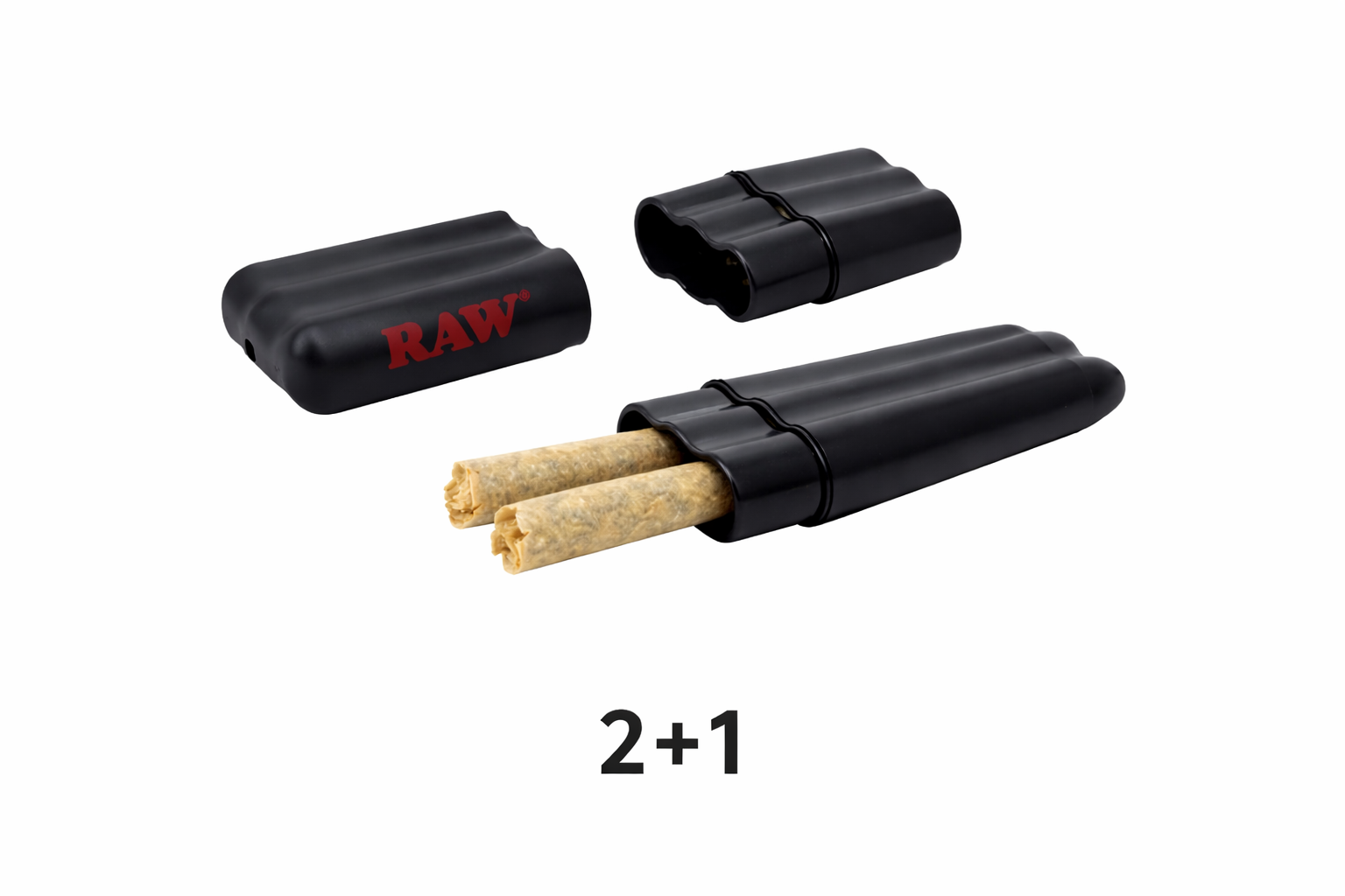RAW Triple Cone Pre-Roll Case - 2+1 Free at Cannabis Clinics Malta