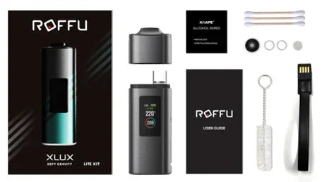 XLux Roffu by XVape – Premium Convection Dry Herb Vaporizer (Malta) box contents