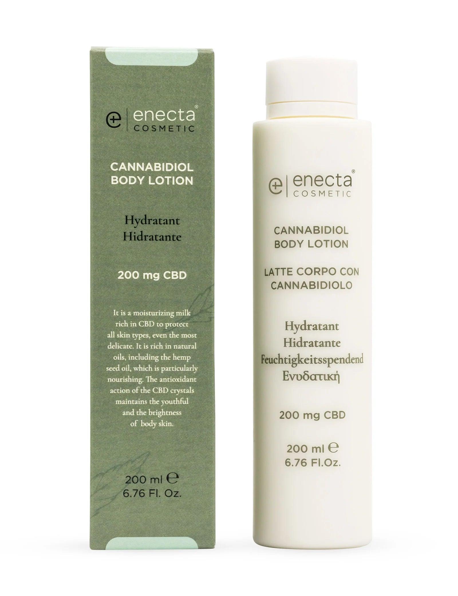 Enecta Body Lotion - 200 mg CBD - 200ml - D Vape Store
