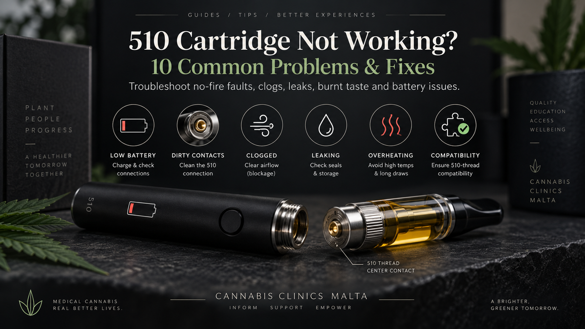 510 cartridge troubleshooting guide covering common problems and fixes
