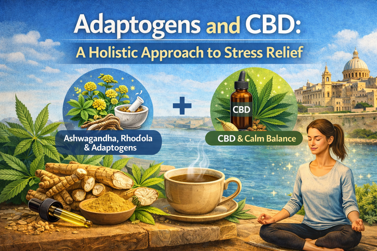 Adaptogens and CBD: A Holistic Approach to Stress Relief