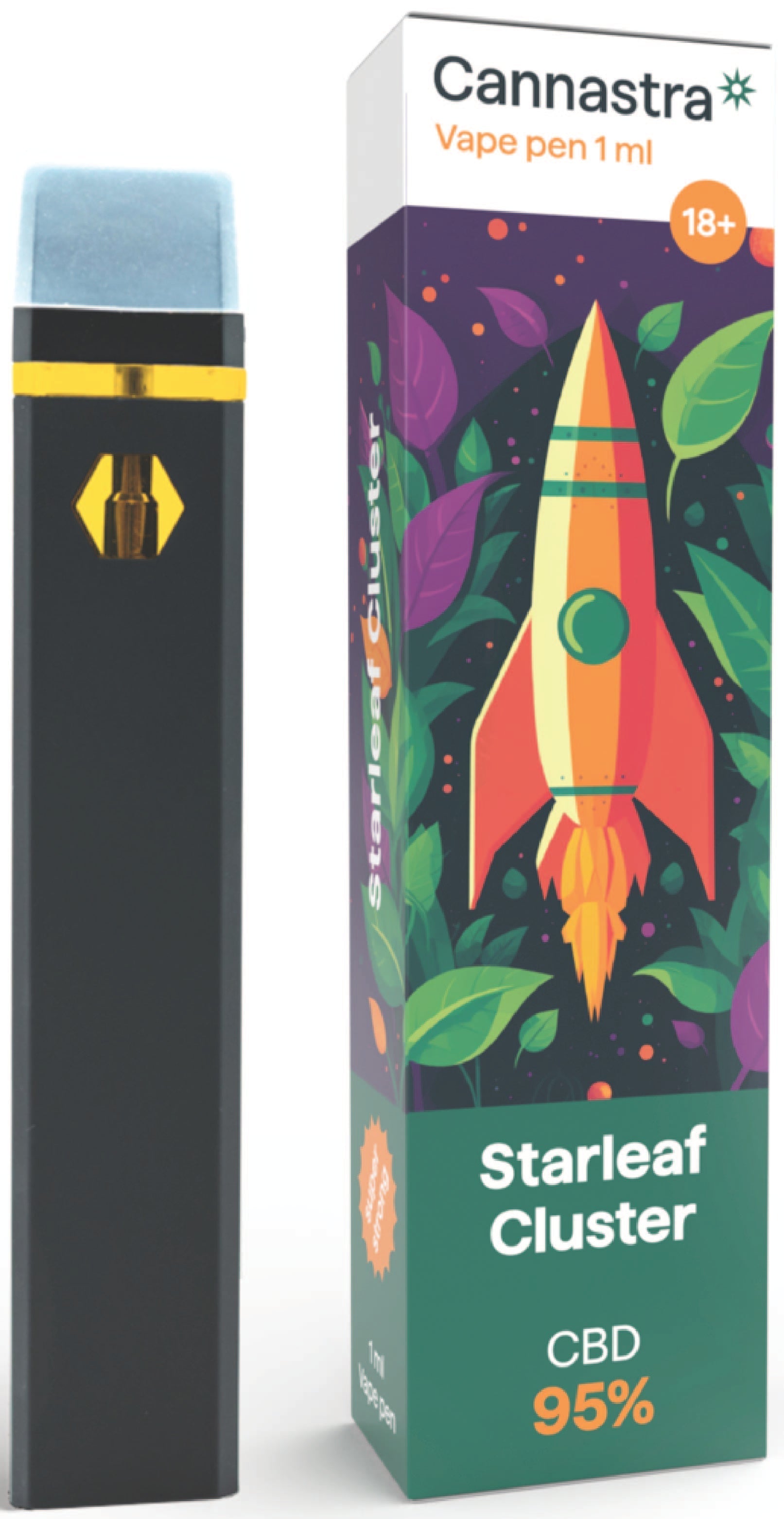 D Vape Store Malta Starleaf Cluster 1ml 95% pure disposable vape pen