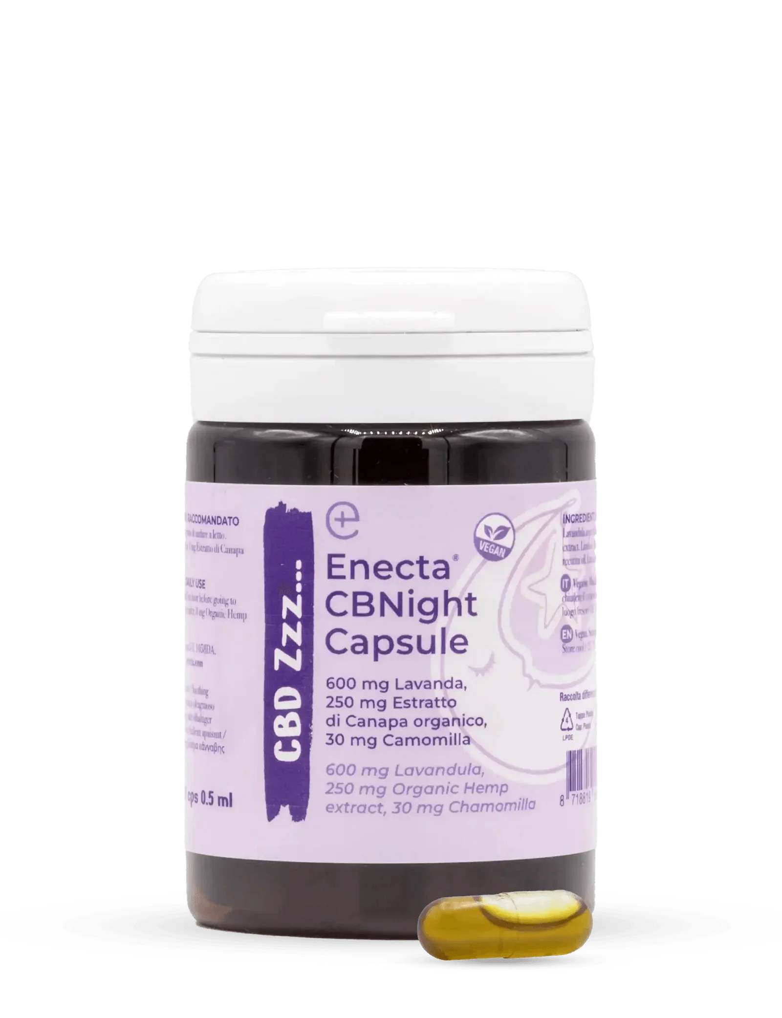 CBNight Capsules without Melatonin