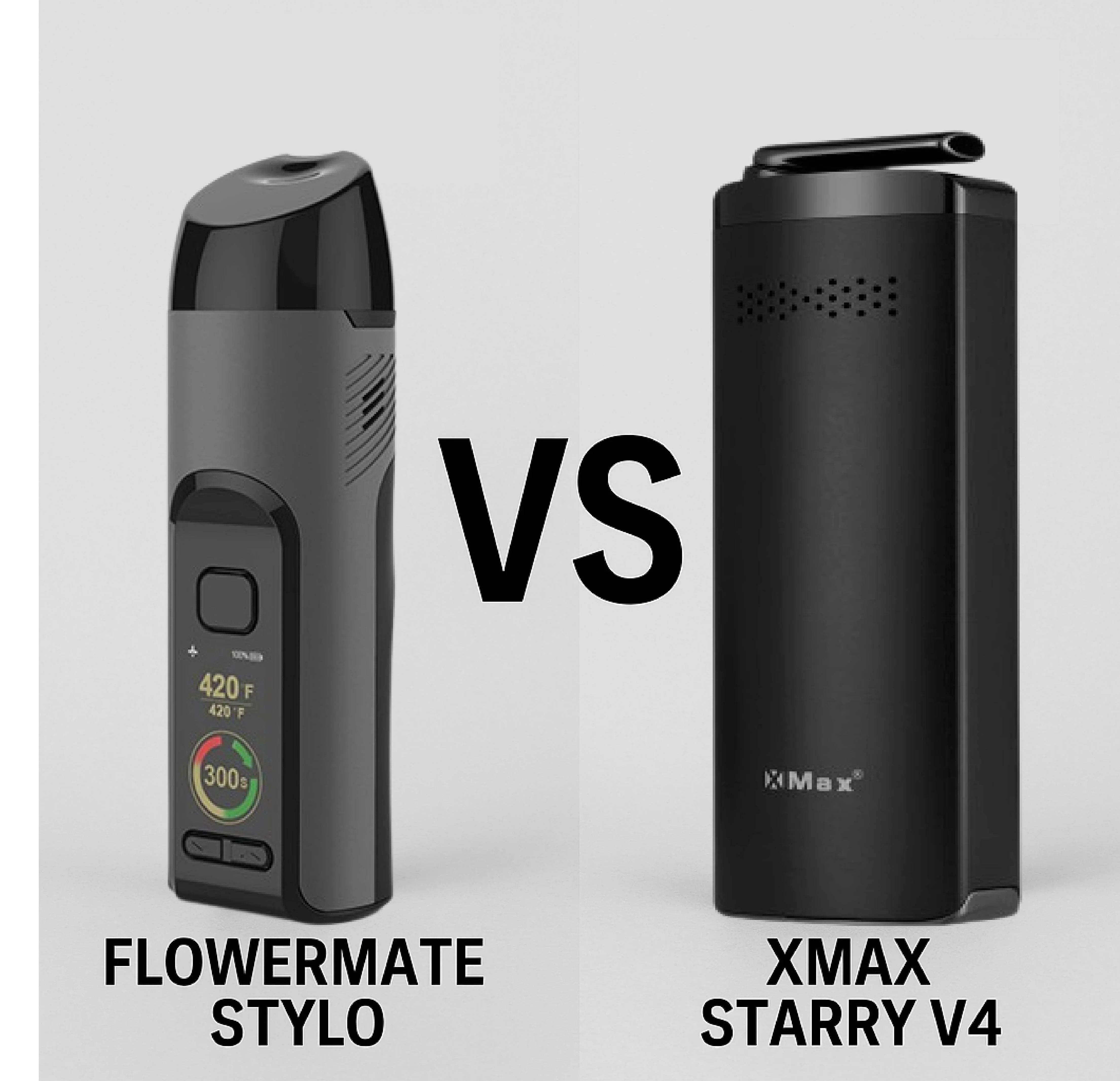 Comparison of Flowermate Stylo versus XMAX Starry V4 portable dry herb vaporizers