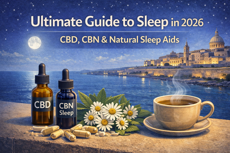 Ultimate Guide to Sleep 2026: CBD, CBN & Natural Sleep Aids – D Vape Store