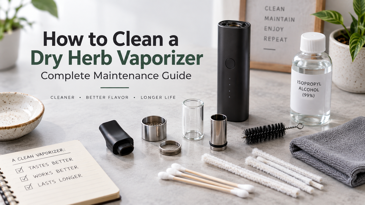 How to clean a dry herb vaporizer – complete maintenance guide