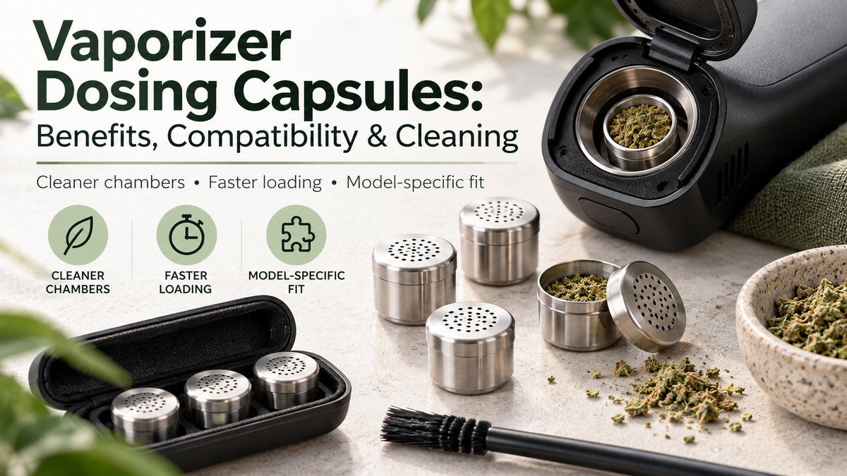 Vaporizer dosing capsules guide covering benefits, compatibility and cleaning