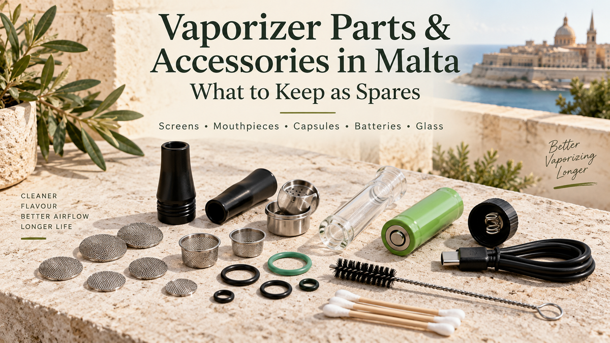 Vaporizer parts and accessories in Malta guide to useful spare parts