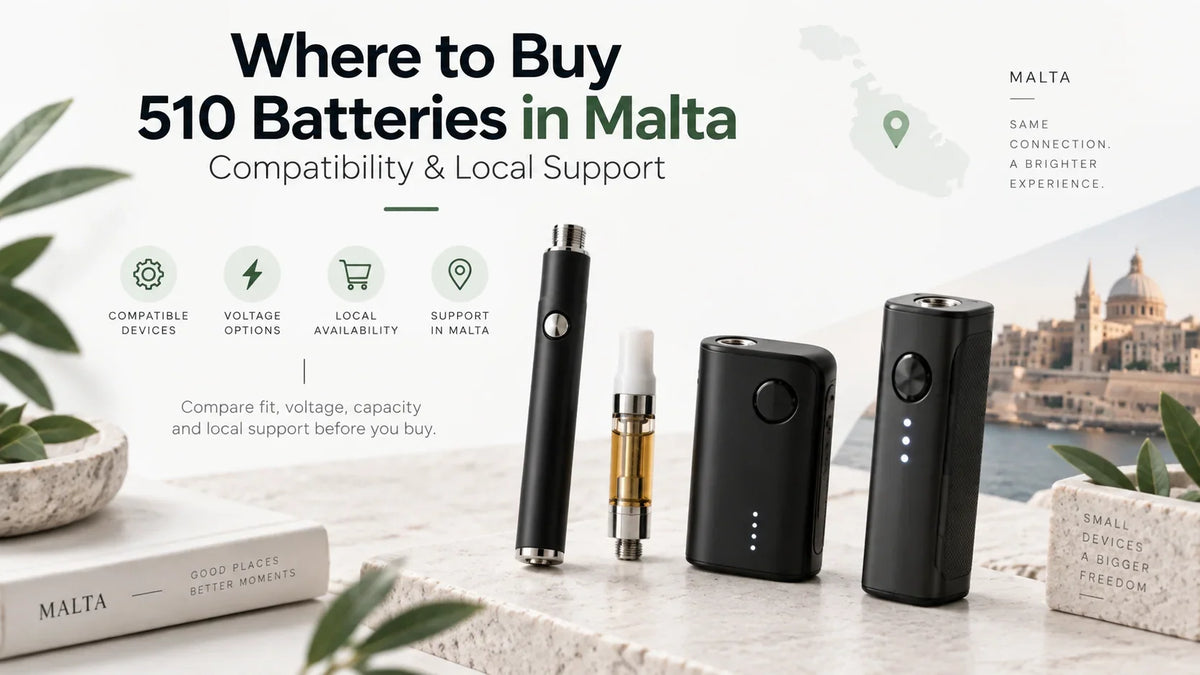 Where to buy 510 batteries in Malta – compatibility and local support buyer guide