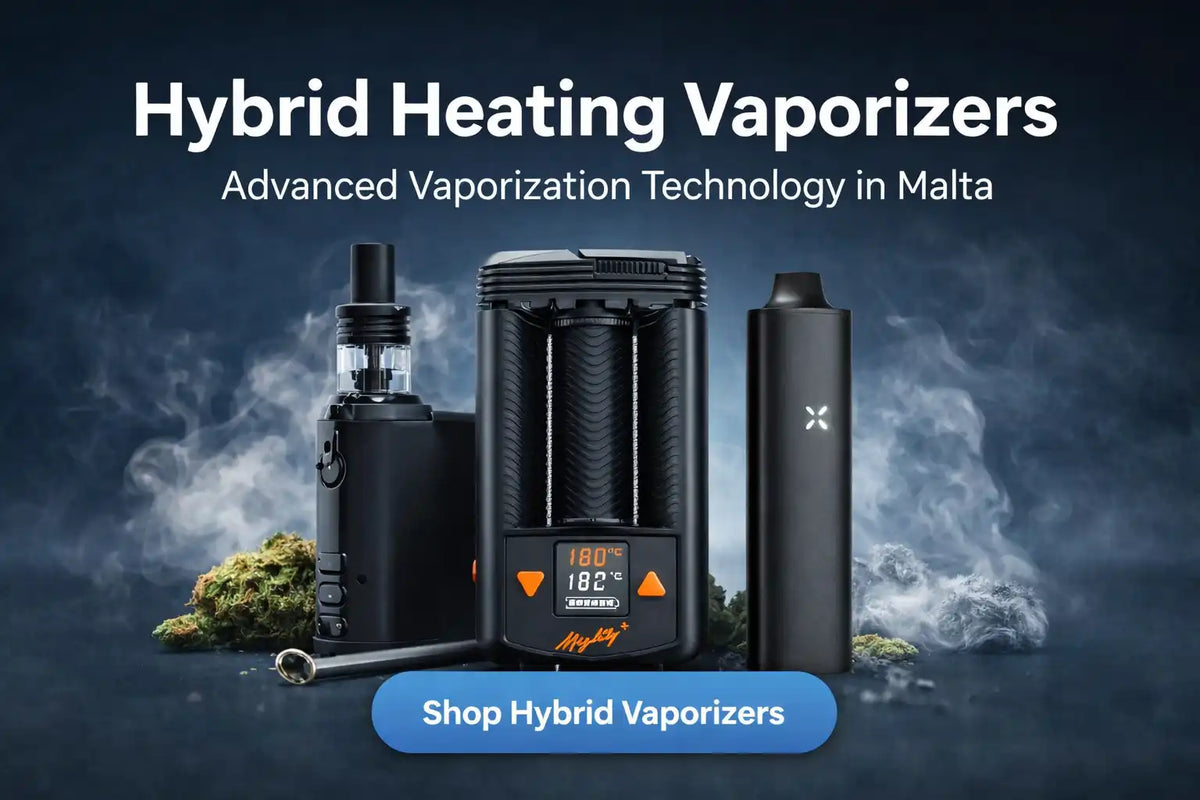 Hybrid heating vaporizers in Malta combining conduction and convection technology for efficient dry herb vaporization