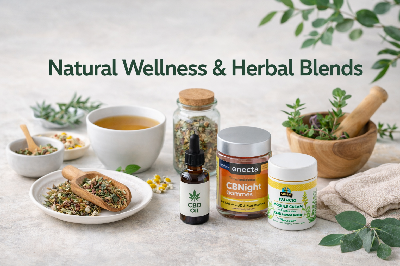 Natural wellness products and herbal blends available in Malta