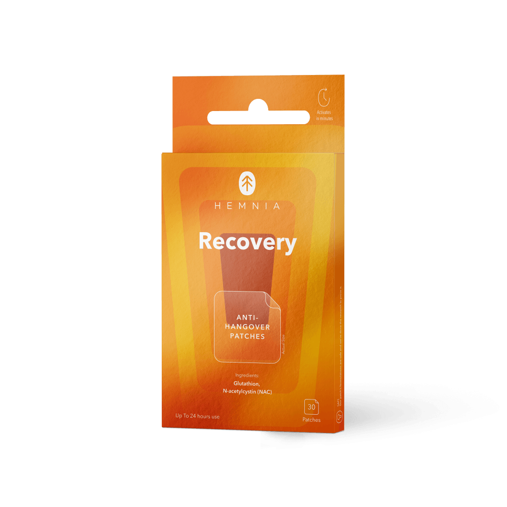 Hemnia Recovery - Anti hangover patches, 30 pcs