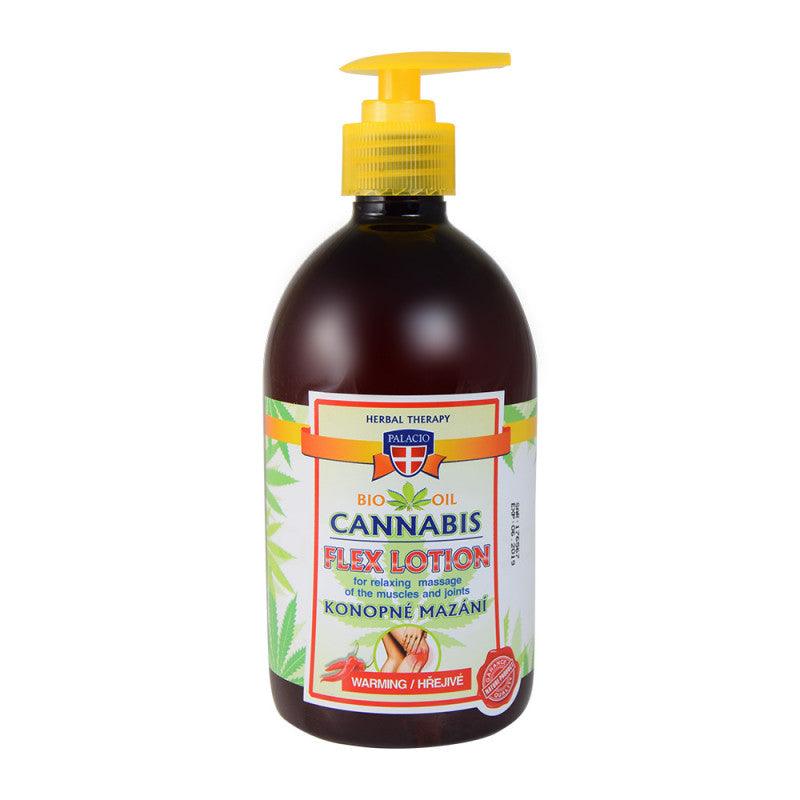 Palacio CANNABIS Massage Gel Warm with Pump 500ml