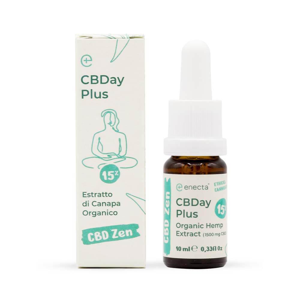 15% Full Spectrum CBD Oil - CBDay Plus - 10 ml - CBD Zen - D Vape Store