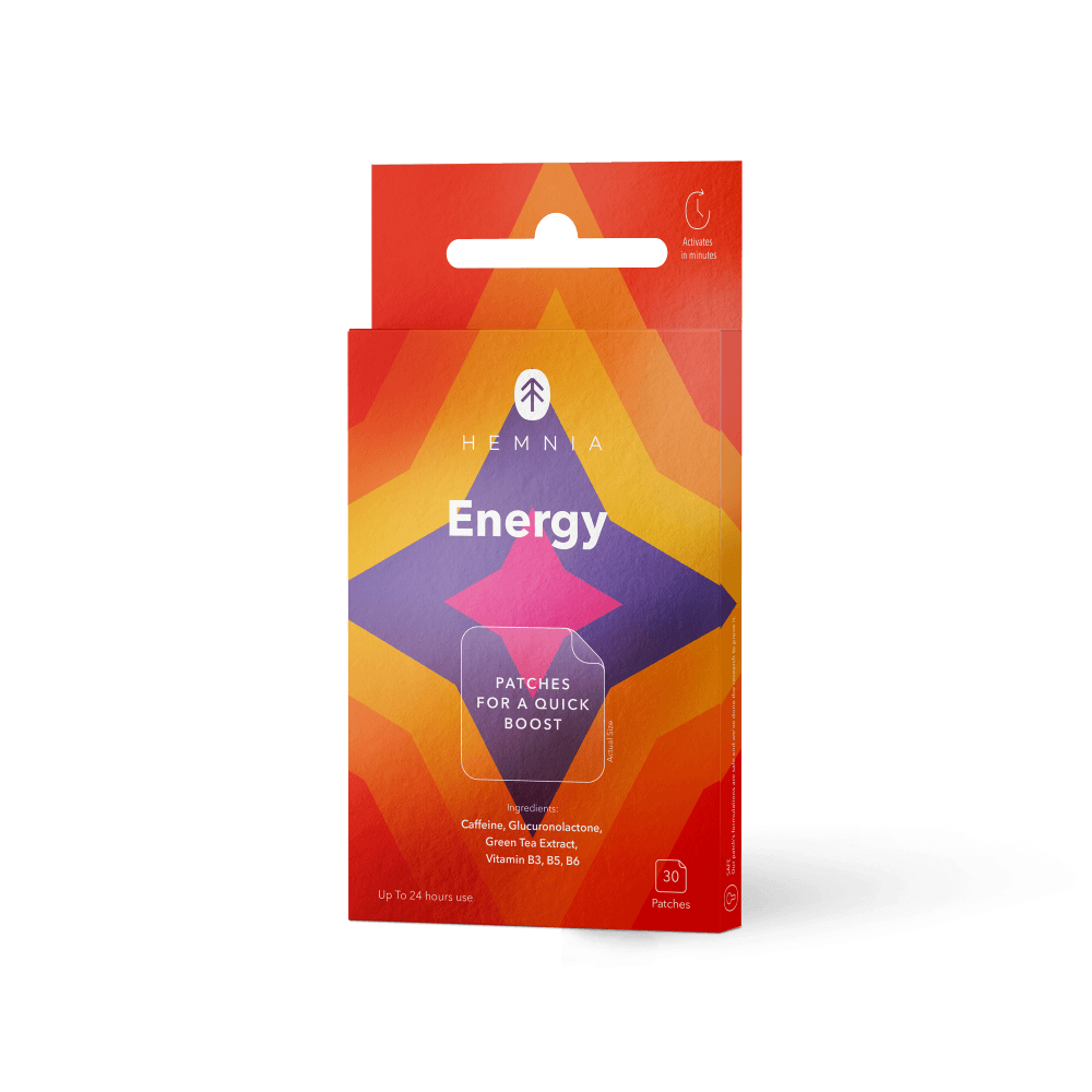 Hemnia Energy - Patches for a quick boost, 30 pcs