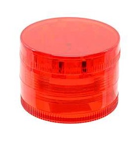 Atomic Plastic Grinder – 4-Part Acrylic Grinder red