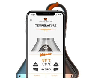 Volcano Hybrid Desktop vaporizer App temp control