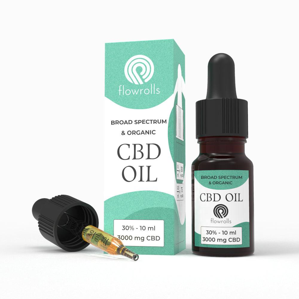 Broad spectrum CBD Oil 30% - Organic and 0% THC