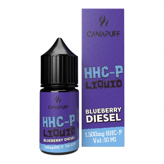 CANAPUFF - Blueberry Diesel - E-Liquid - 1500mg HHC-P - 10ml - D Vape Store