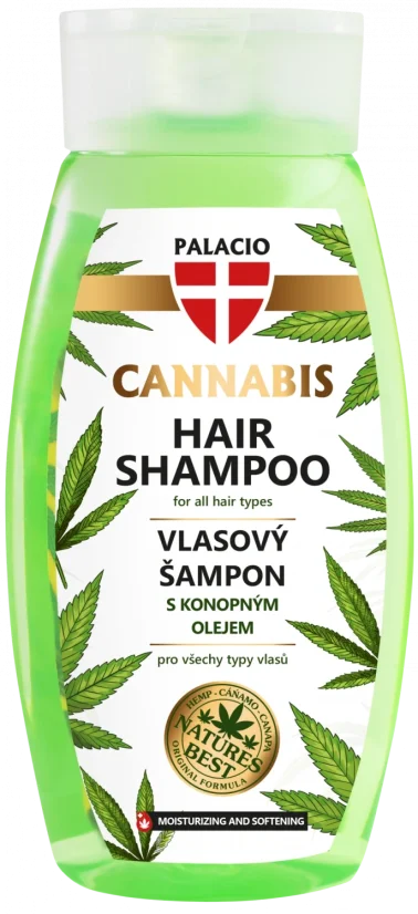 Palacio cannabis shampoo 250ml hemp oil hair care Malta