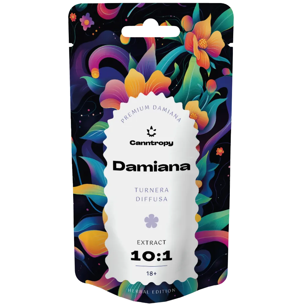 Canntropy Damiana (Turnera diffusa) Extract 10:1 - 10g and 25g front